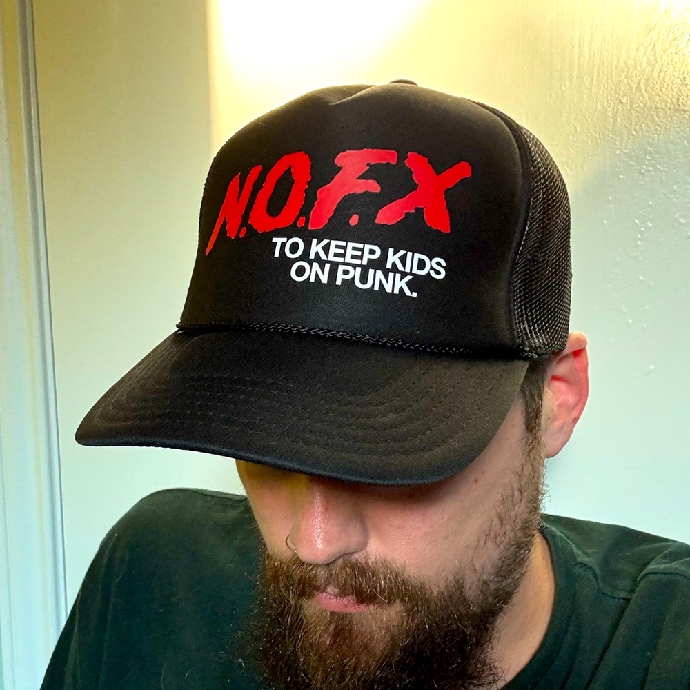 NOFX snapback trucker hat - one size - punk rock